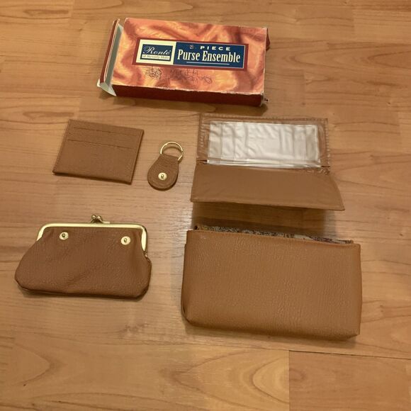 Ronte' Of Beverly Hills 5-Piece Ensemble Set Clutch Coin Purse Multi-Color - Picture 6 of 11